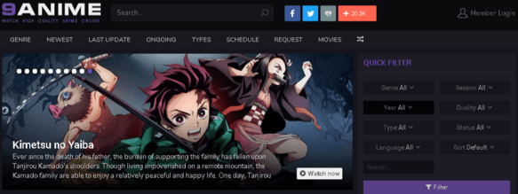 watch anime online websites