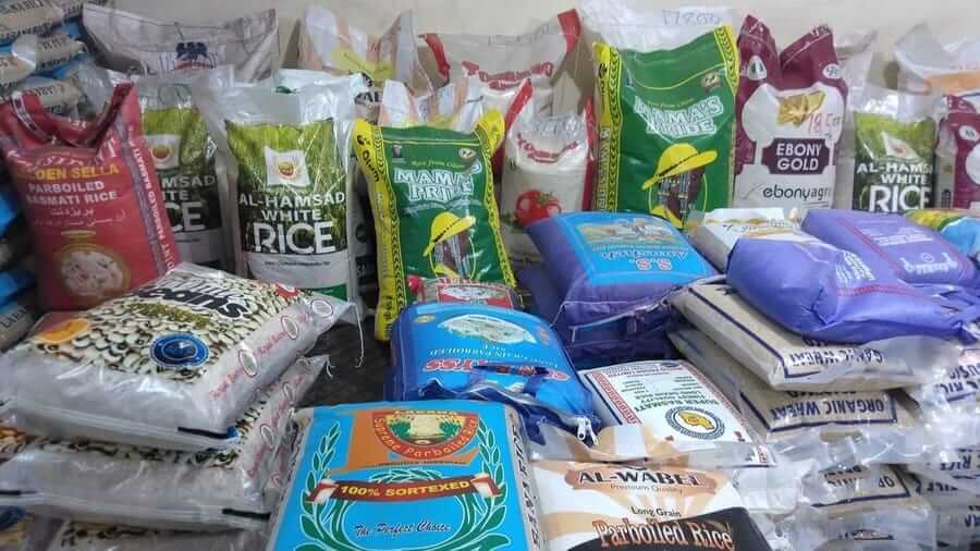 Prices of rice in Nigeria